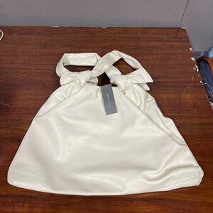 French Connection Slouchy Shoulder Bag Cream